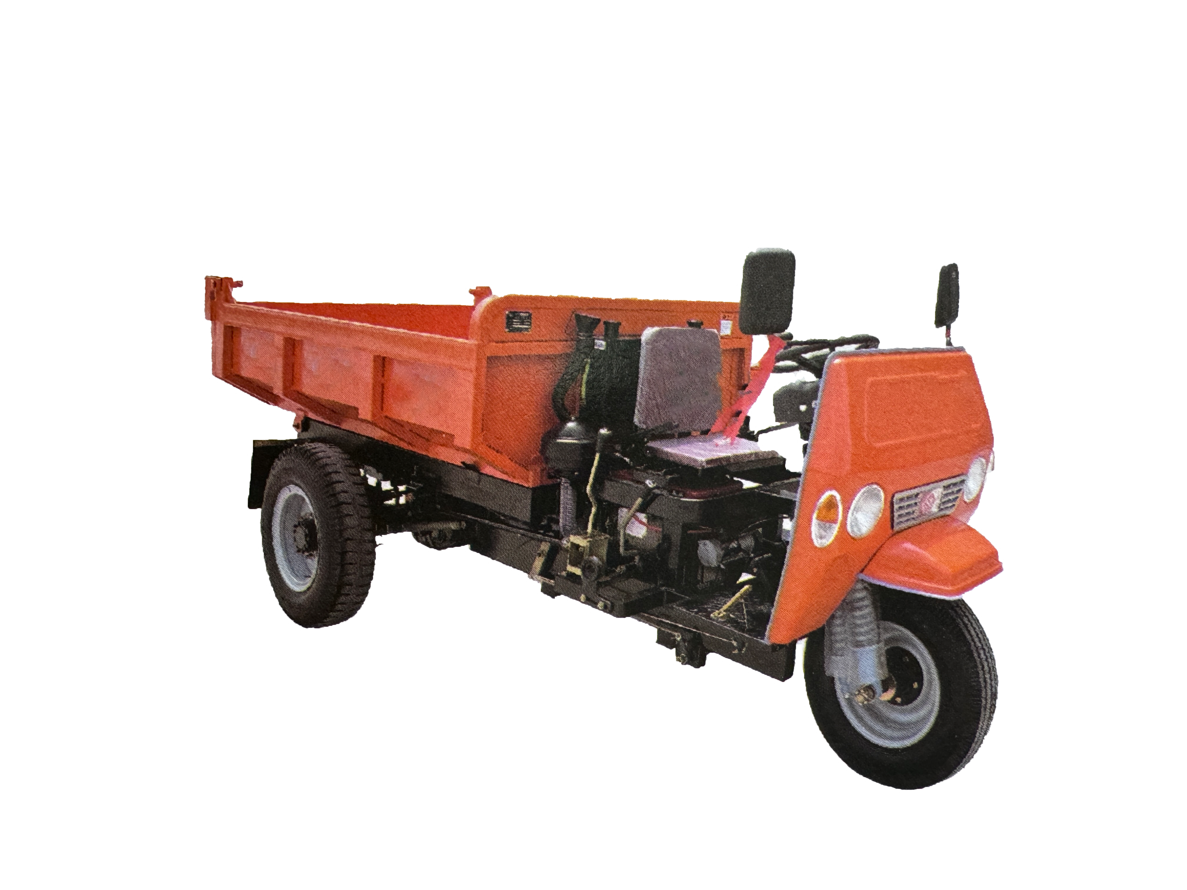 4-ton Hot Sale Heavy Cargo Powerful Engine Diesel Tricycle Dumper