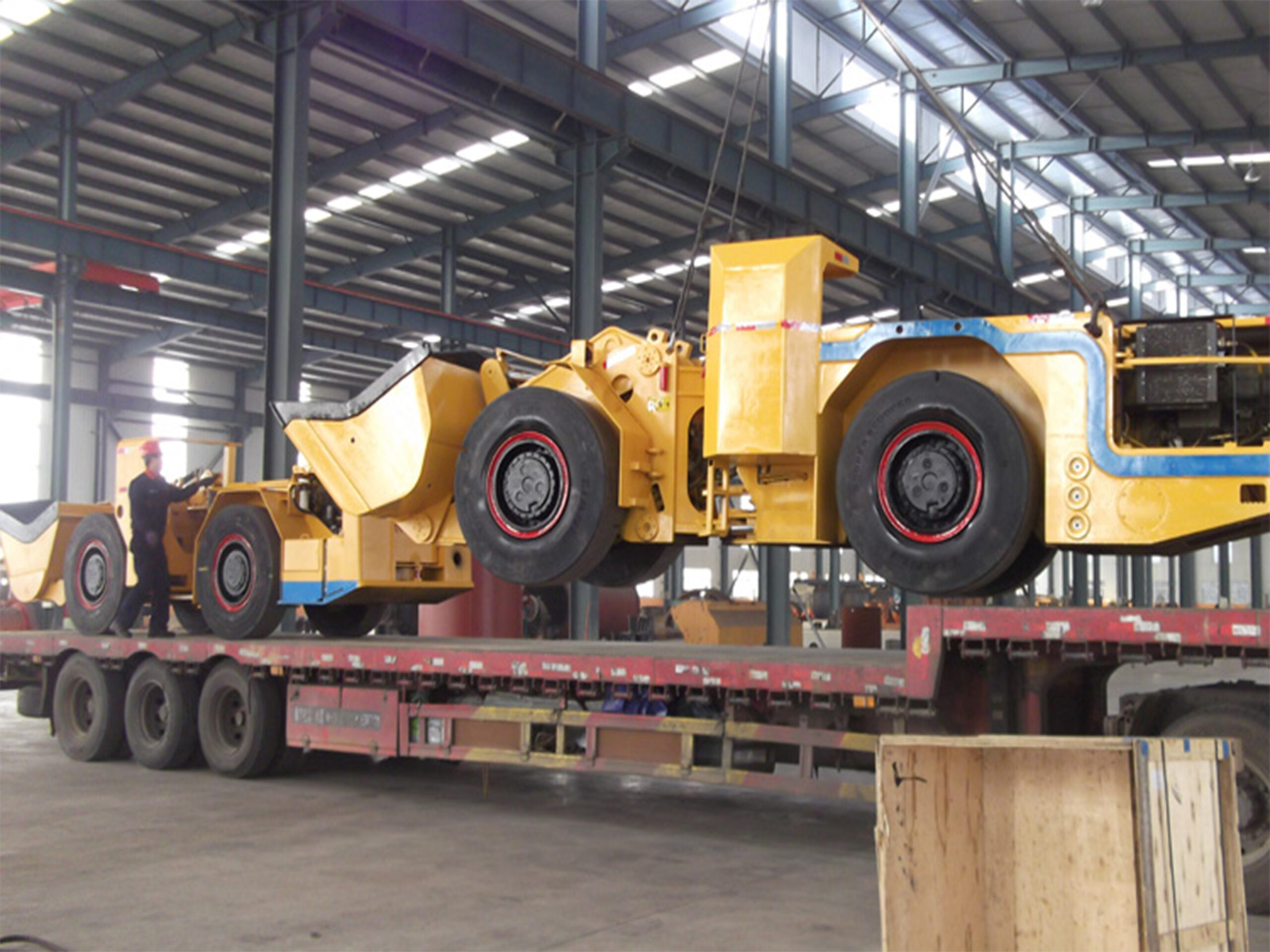 underground mining loader