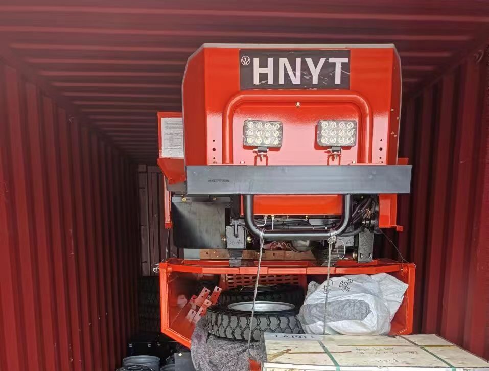 Shipping diagram of mining four-wheel truck